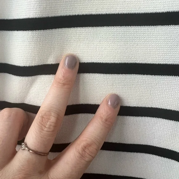 Christian Dior Silk/Cotton Striped Vest (US 8) - Picture 13 of 13